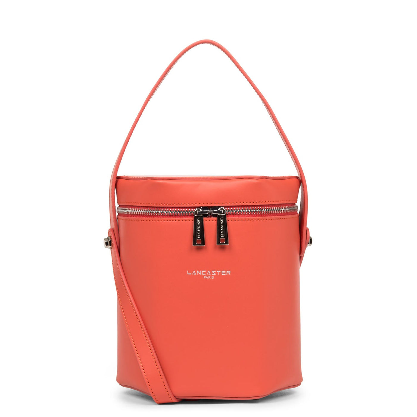 box bag - smooth ruche #couleur_corail