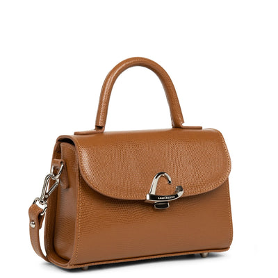 small handbag - lucertola #couleur_camel
