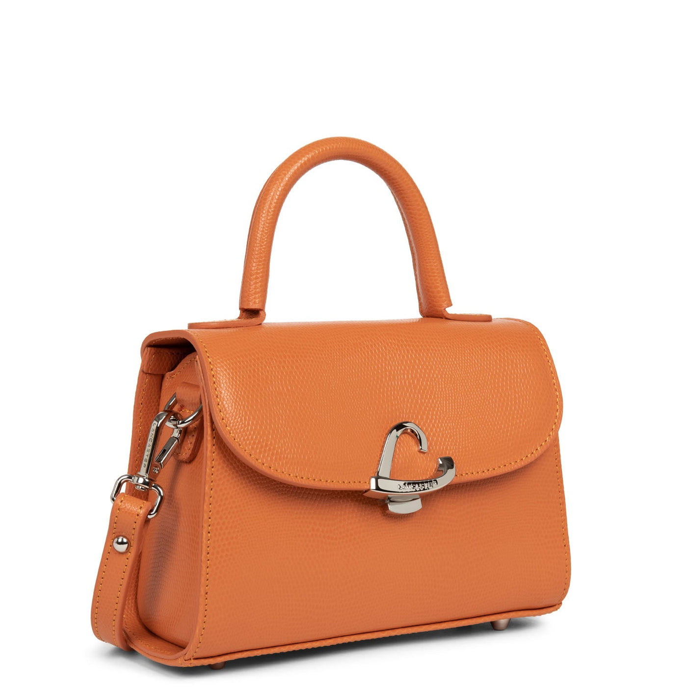 small handbag - lucertola #couleur_orange