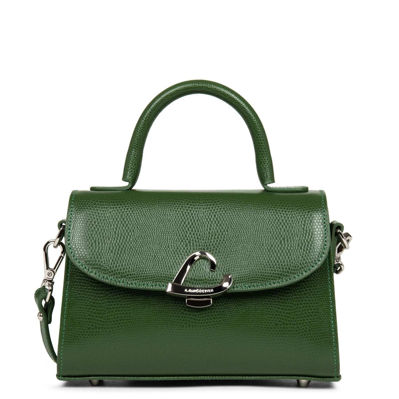 small handbag - lucertola #couleur_vert-pin