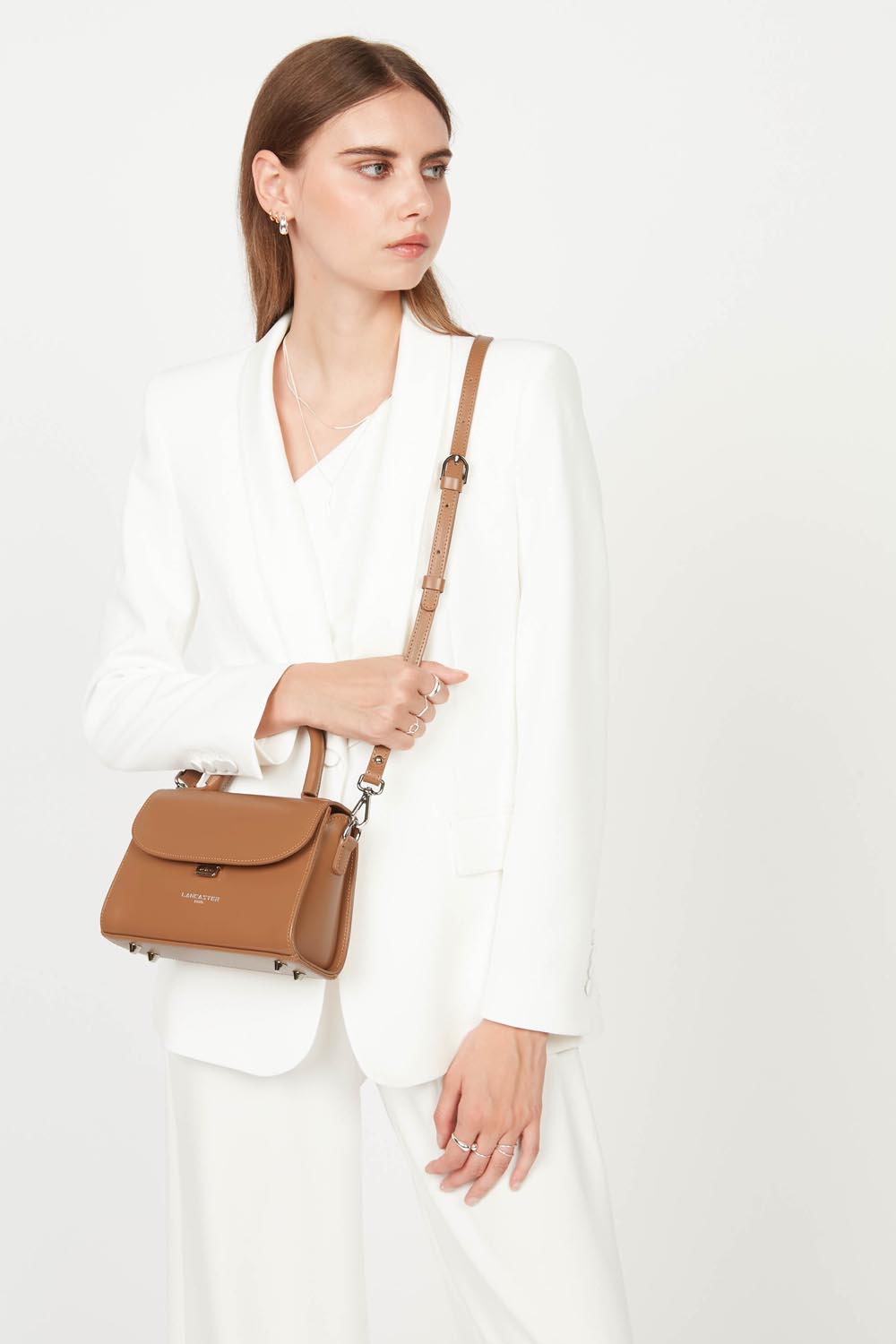 small handbag - suave even #couleur_camel