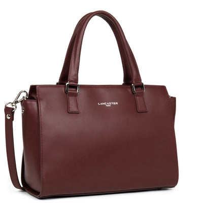 m handbag - smooth #couleur_bordeaux