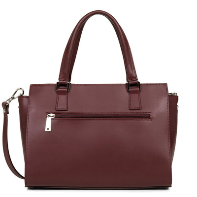 m handbag - smooth #couleur_bordeaux
