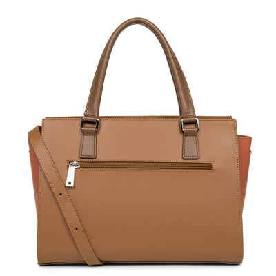 m handbag - smooth #couleur_camel-potiron-vison