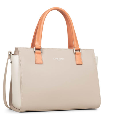 m handbag - smooth #couleur_galet-ros-ecru-passion