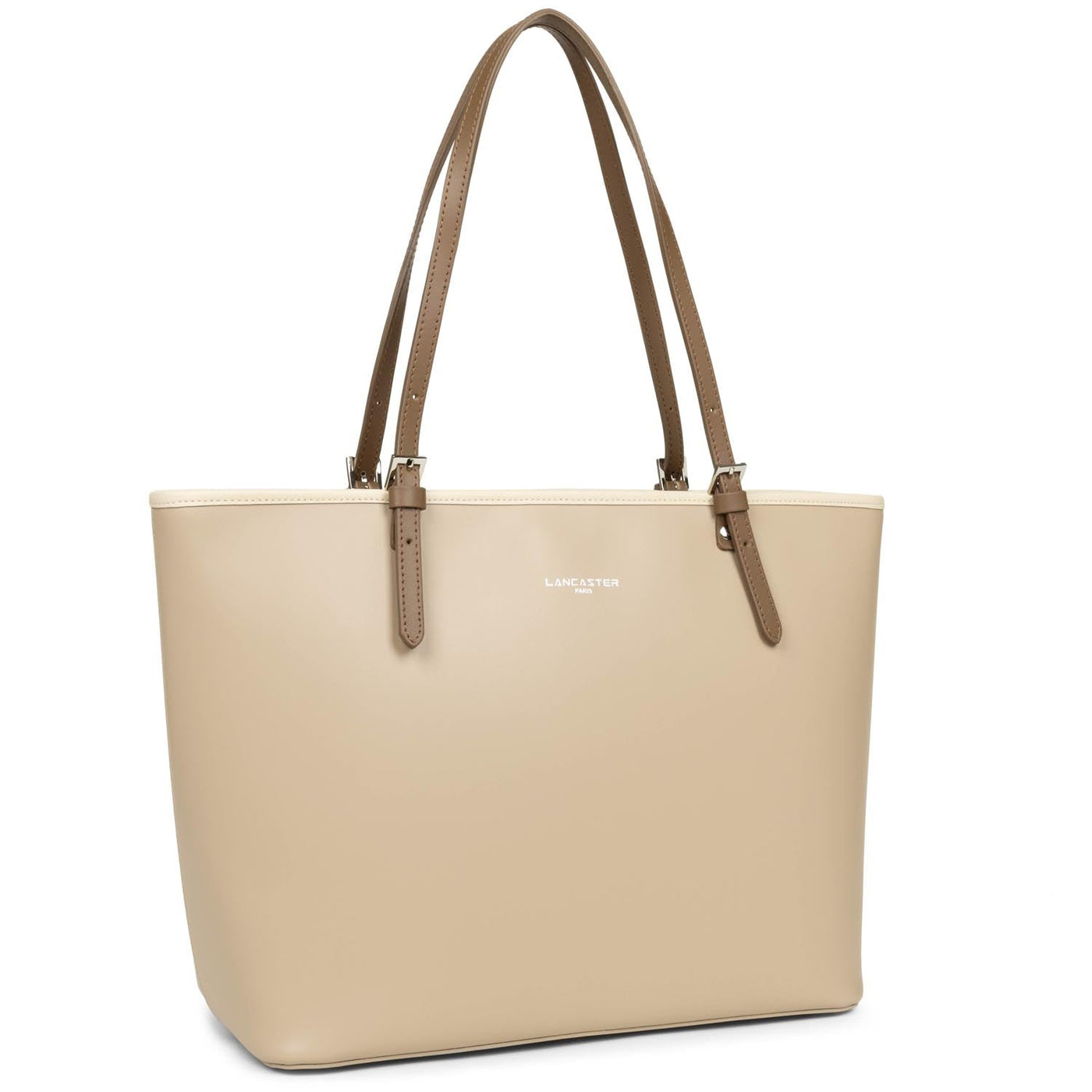 large tote bag - smooth #couleur_nude-nude-clair-vison