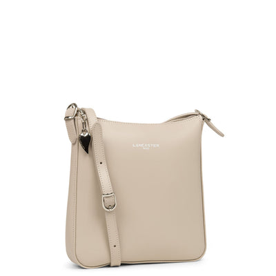 crossbody bag - smooth #couleur_galet-ros