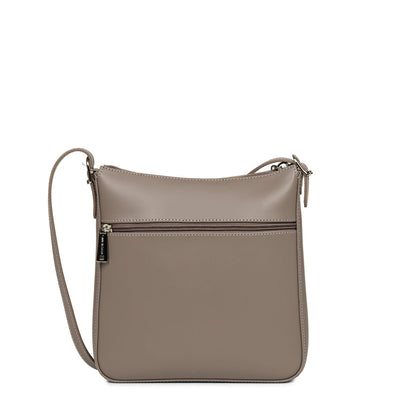 crossbody bag - smooth #couleur_taupe