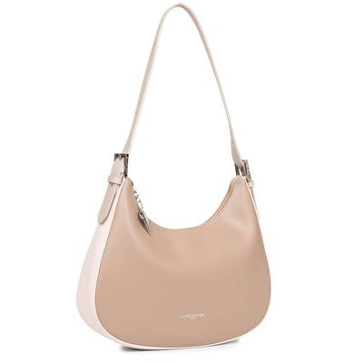 shoulder bag - smooth #couleur_nude-rose-galet-ros