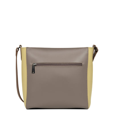 bucket bag - smooth #couleur_taupe-gingembre-vison