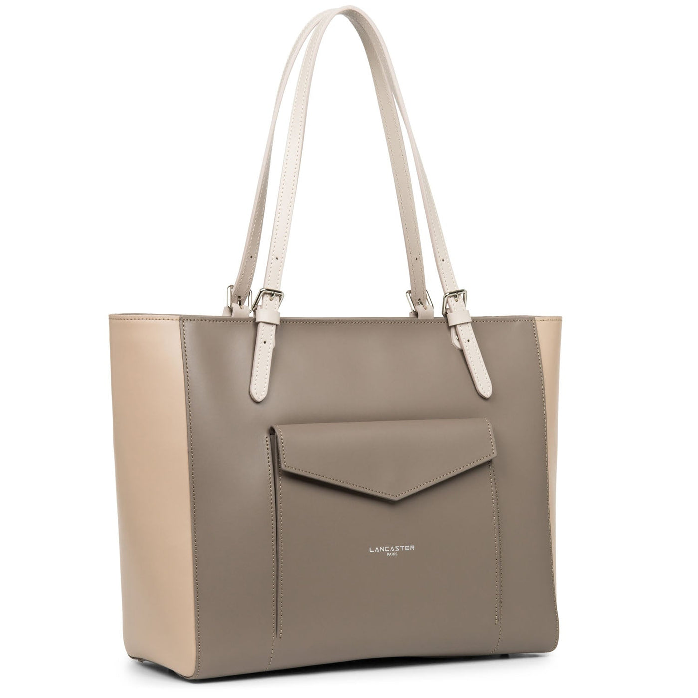 tote bag - smooth #couleur_taupe-nude-fonce-galet-rose