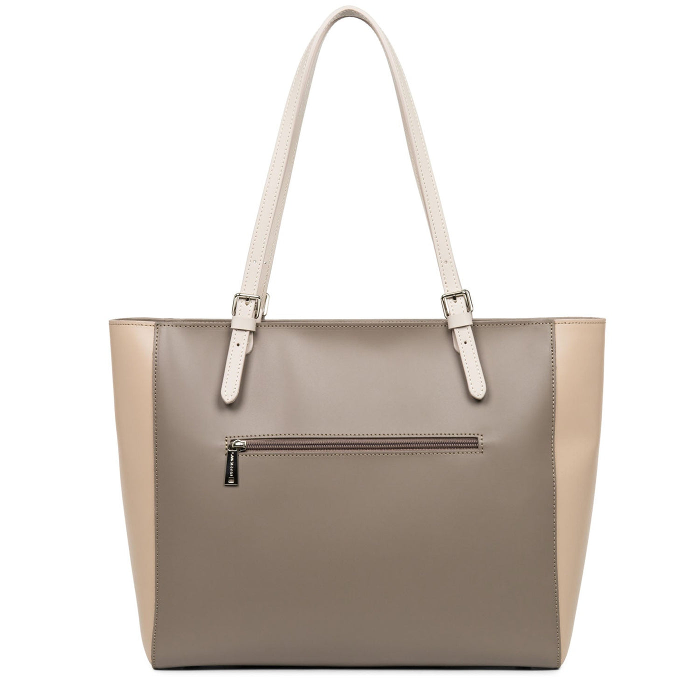 tote bag - smooth #couleur_taupe-nude-fonce-galet-rose