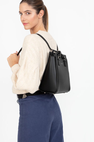 multifunction backpack - smooth #couleur_noir