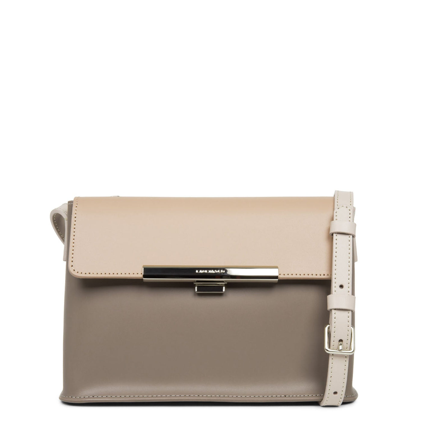 crossbody bag - smooth lily #couleur_taupe-nude-fonce-galet-rose