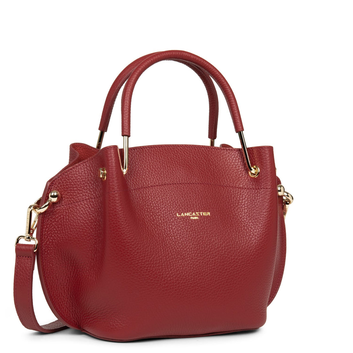 m handbag - foulonné double #couleur_carmin-in-blush