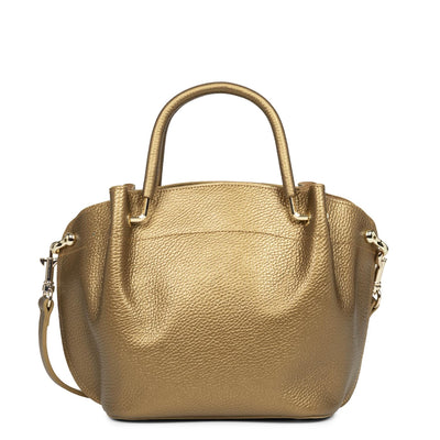 m handbag - foulonné double #couleur_gold-antic-in-naturel