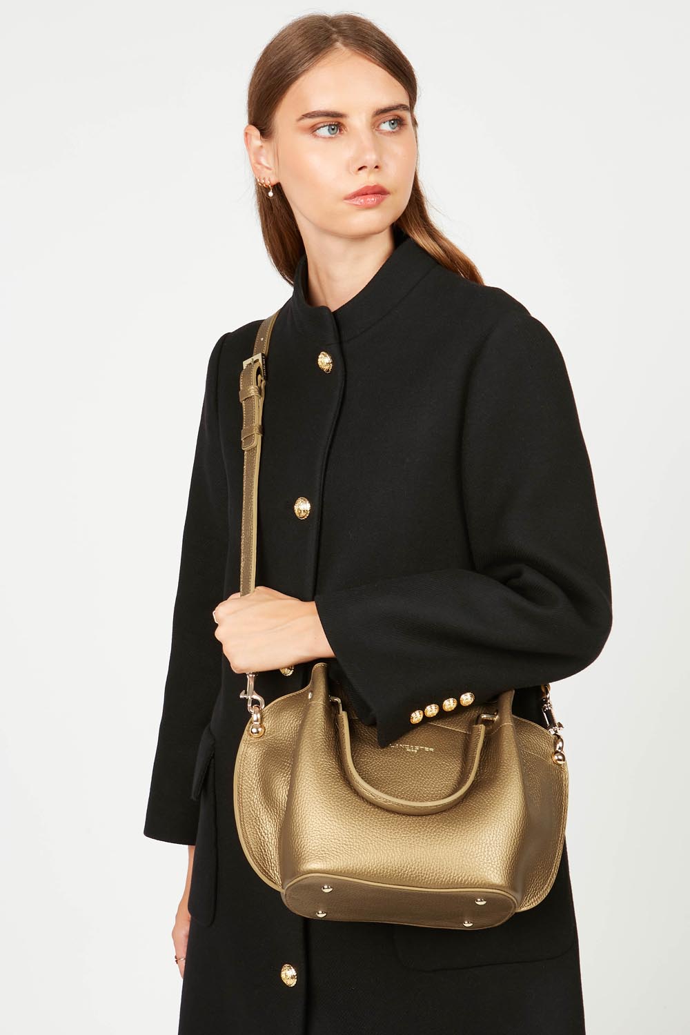 handbag - foulonne double #couleur_gold-antic-in-naturel