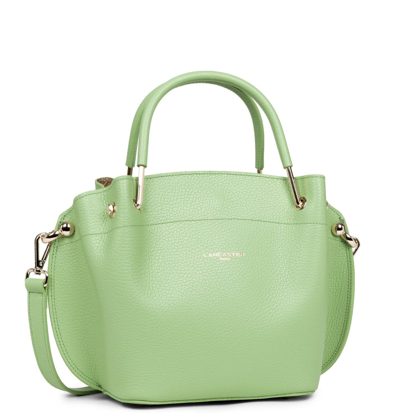 m handbag - foulonné double #couleur_jade-in-or