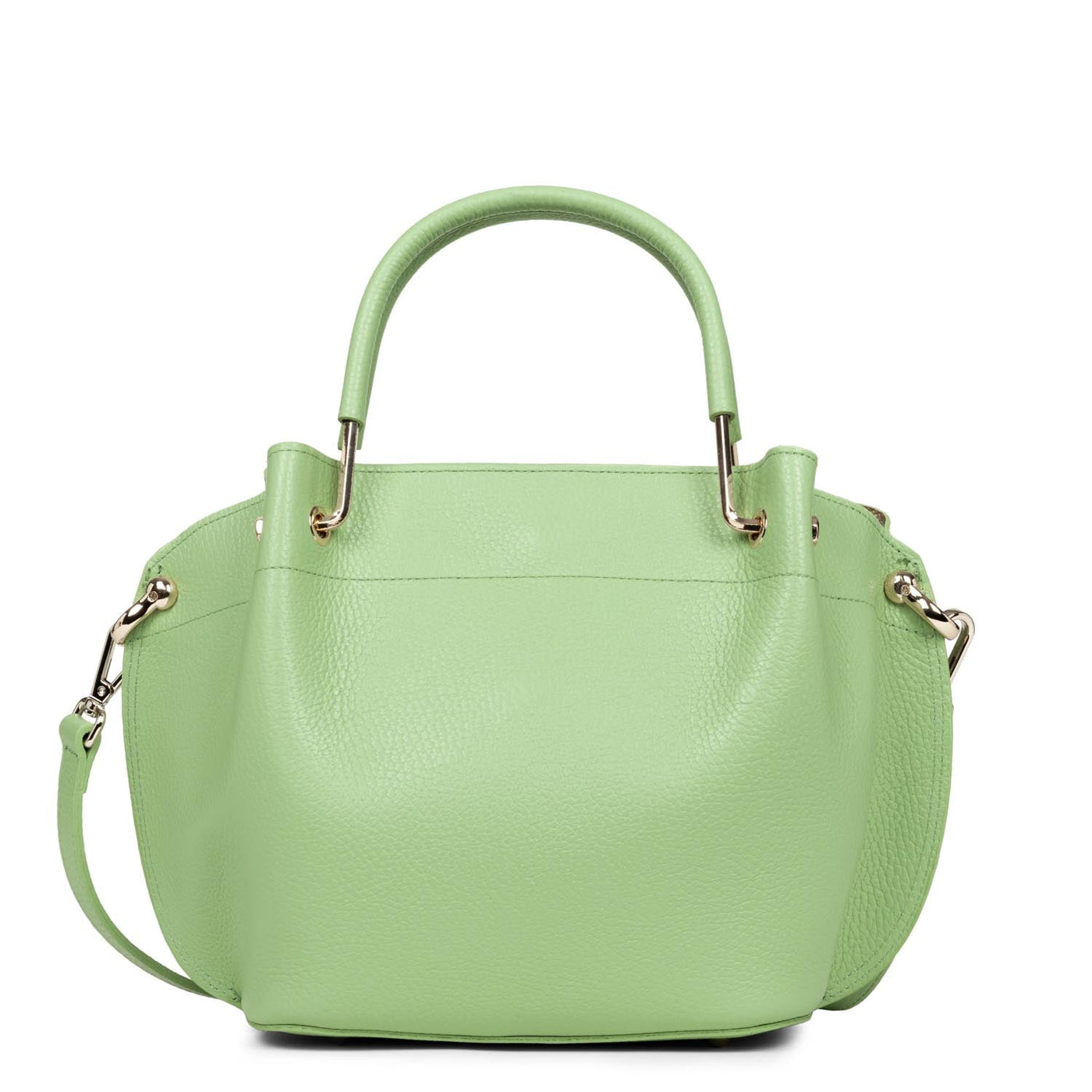 m handbag - foulonné double #couleur_jade-in-or
