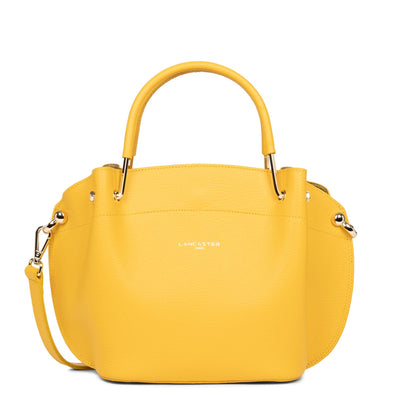 m handbag - foulonné double #couleur_jaune-in-or