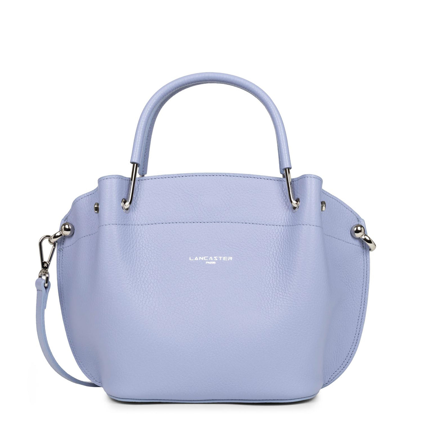 m handbag - foulonné double #couleur_lavande-in-ecru