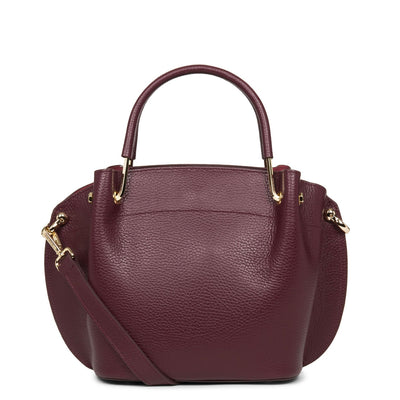 m handbag - foulonné double #couleur_pourpre-in-fuxia