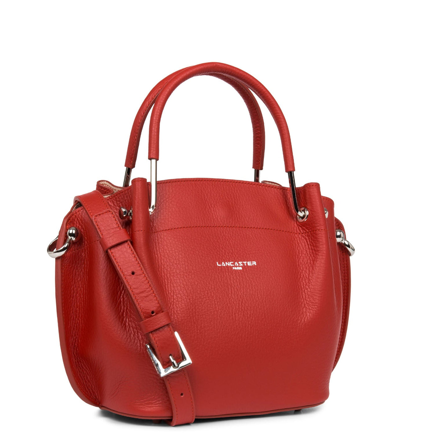 m handbag - foulonné double #couleur_rouge-in-poudre