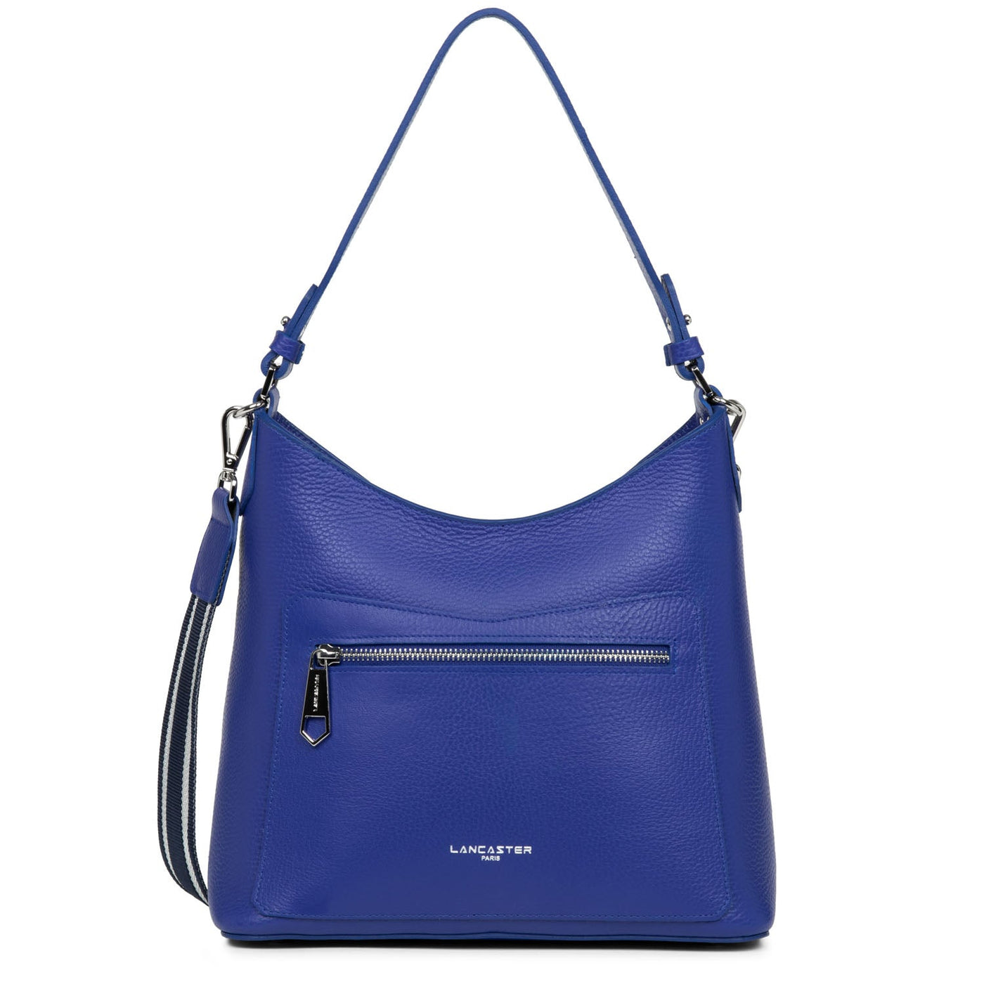 shoulder bag - foulonne double #couleur_bleu-lectrique-in-vert