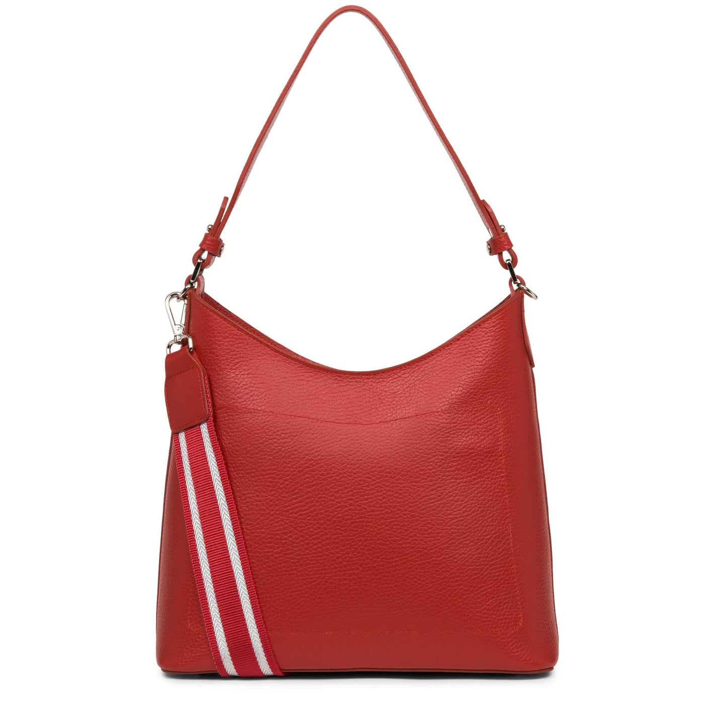 shoulder bag - foulonne double #couleur_rouge-in-poudre