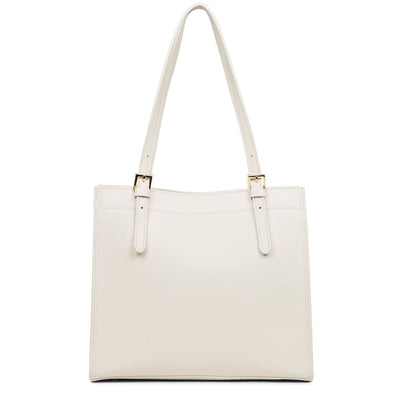 m tote bag - foulonné double #couleur_ecru-in-or