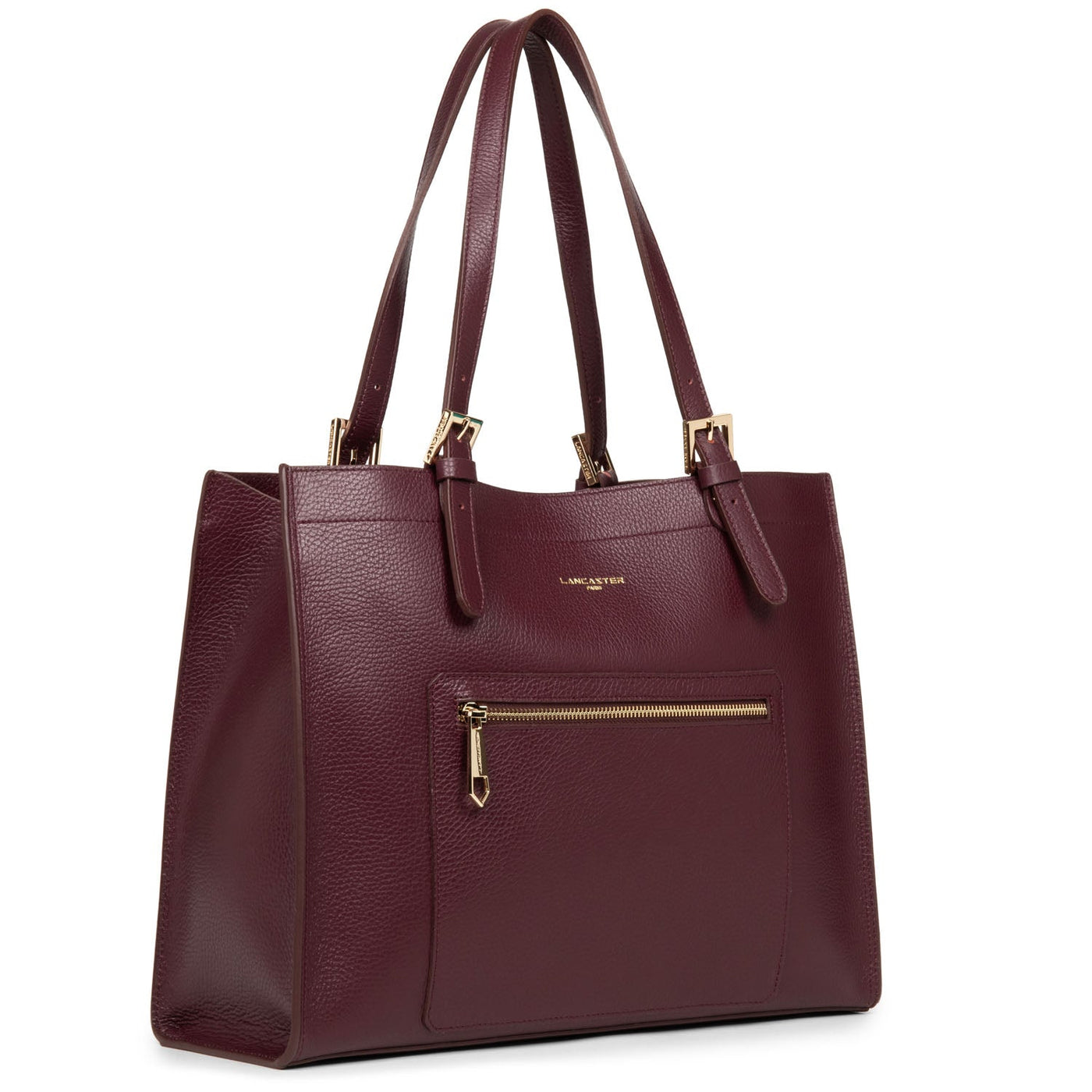 large tote bag - foulonné double #couleur_pourpre-in-fuxia