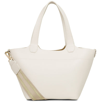 handbag - foulonne double #couleur_ecru-in-or