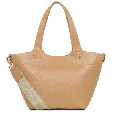 handbag - foulonne double #couleur_naturel-in-beige