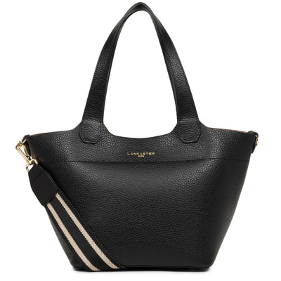 handbag - foulonne double #couleur_noir-in-nude