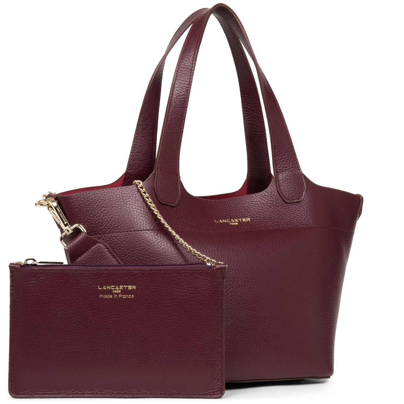 handbag - foulonne double #couleur_pourpre-in-fuxia