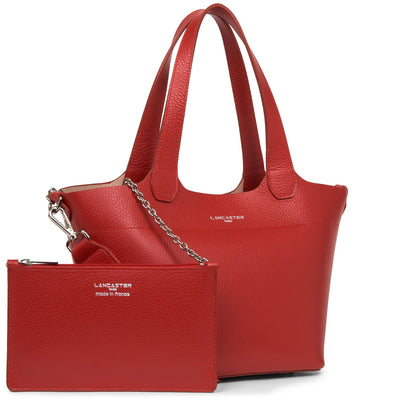 handbag - foulonne double #couleur_rouge-in-poudre
