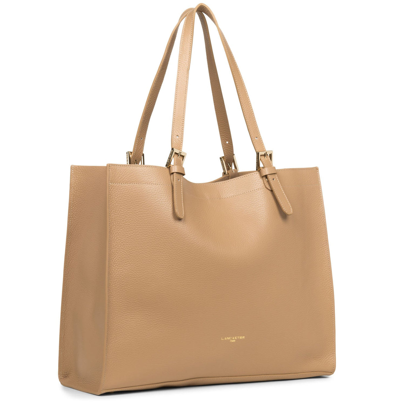 extra large tote bag - foulonne double #couleur_naturel-in-beige
