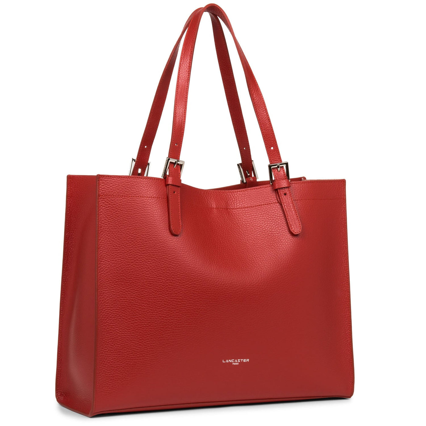 extra large tote bag - foulonne double #couleur_rouge-in-poudre