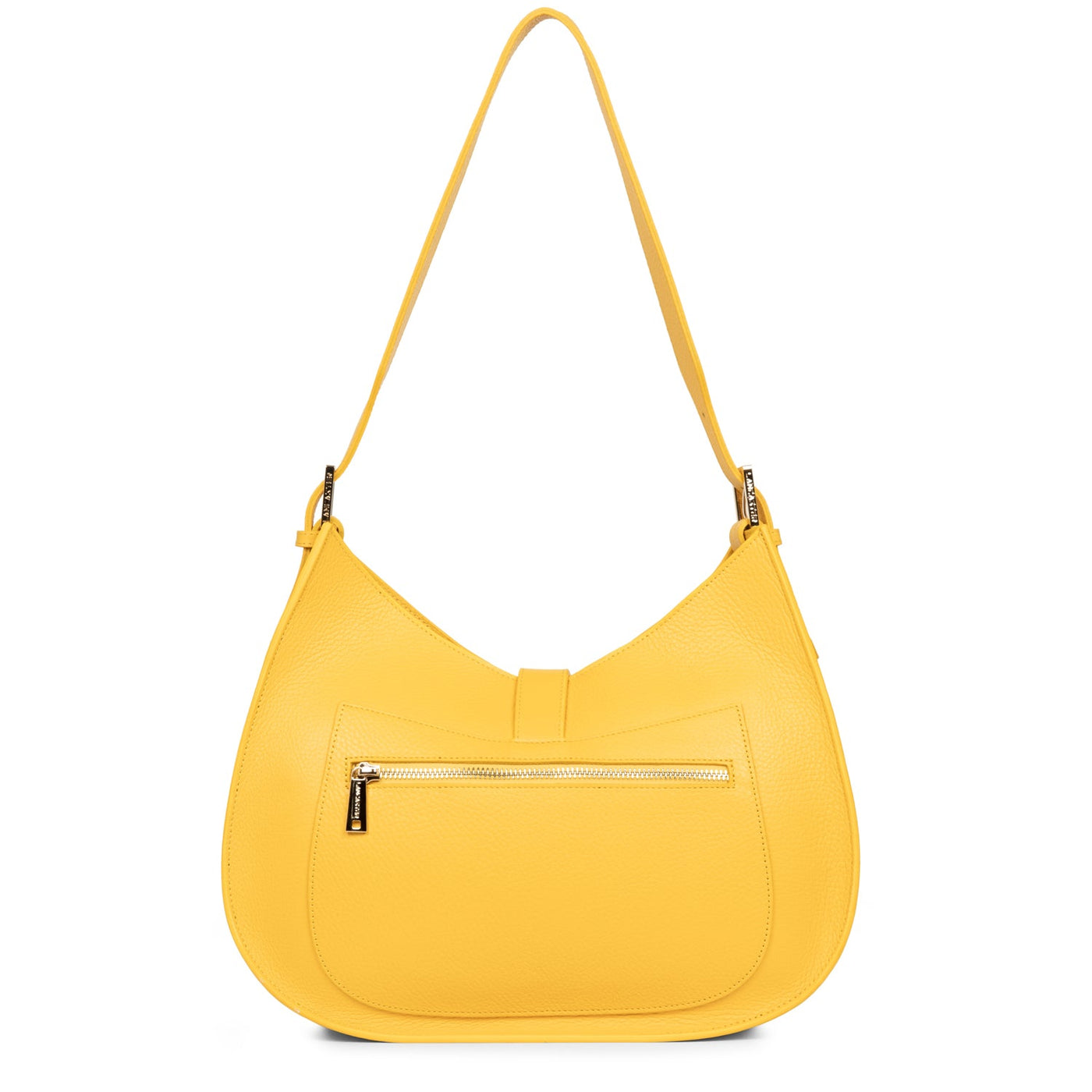 shoulder bag - foulonné double hook #couleur_jaune-in-or