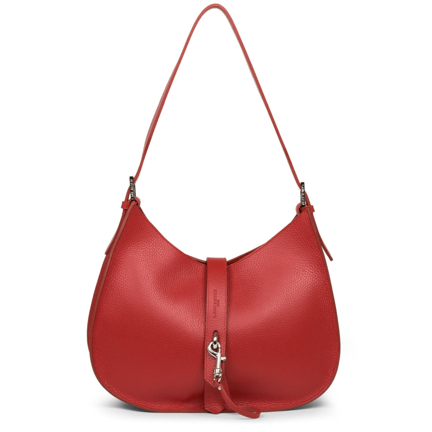 shoulder bag - foulonné double hook #couleur_rouge-in-poudre
