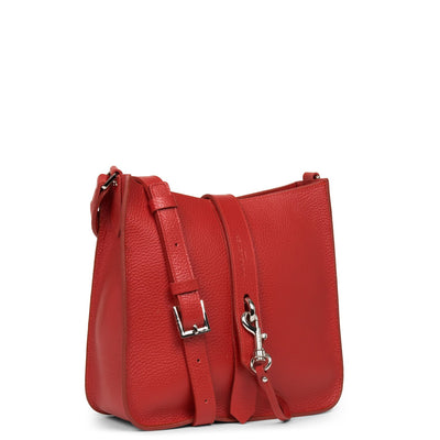 m crossbody bag - foulonné double hook #couleur_rouge-in-poudre