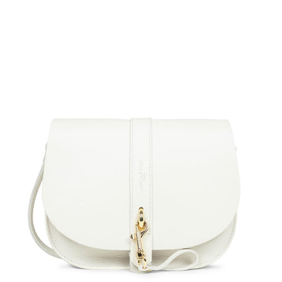 shoulder bag - foulonné double hook #couleur_blanc-cass-in-nude