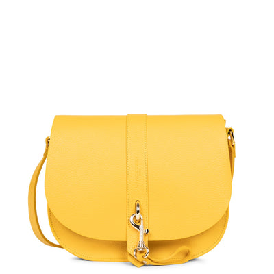 shoulder bag - foulonné double hook #couleur_jaune-in-or