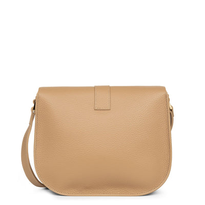 shoulder bag - foulonné double hook #couleur_naturel-in-beige