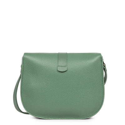 shoulder bag - foulonné double hook #couleur_vert-fort-in-or