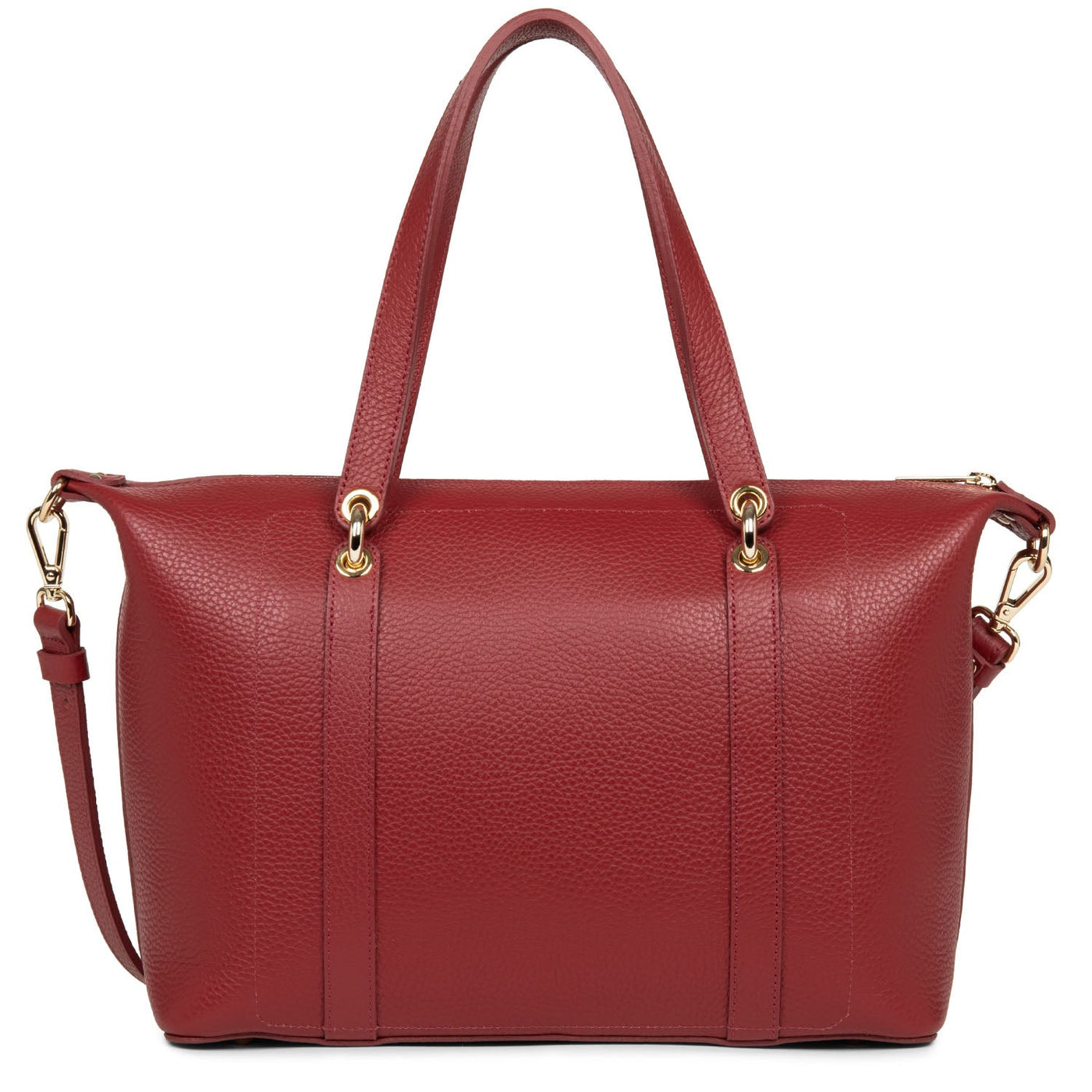 tote bag - foulonne double #couleur_carmin-in-blush