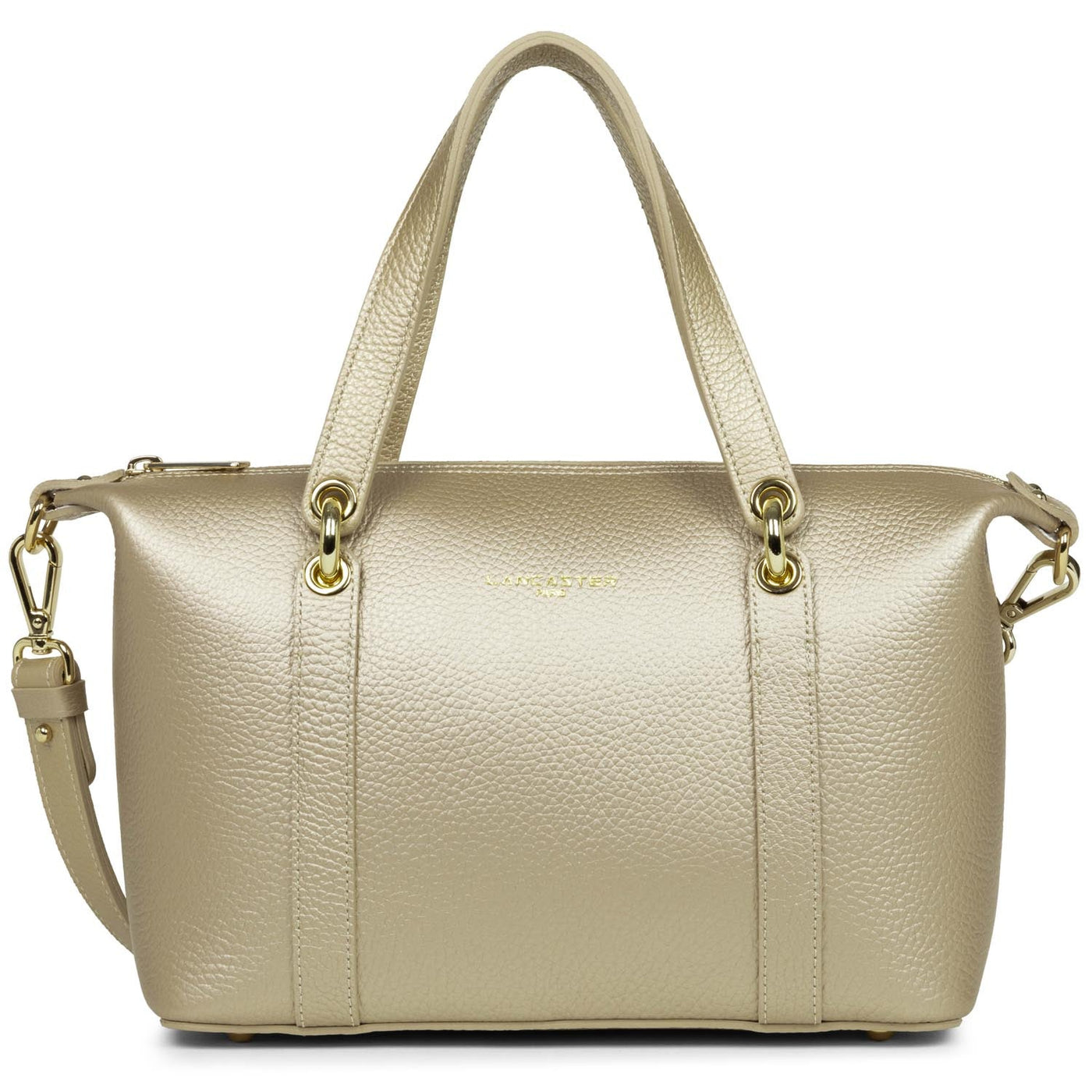 tote bag - foulonne double #couleur_champagne-in-nude