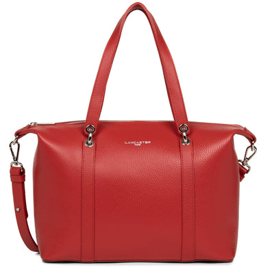 tote bag - foulonne double #couleur_rouge-in-poudre