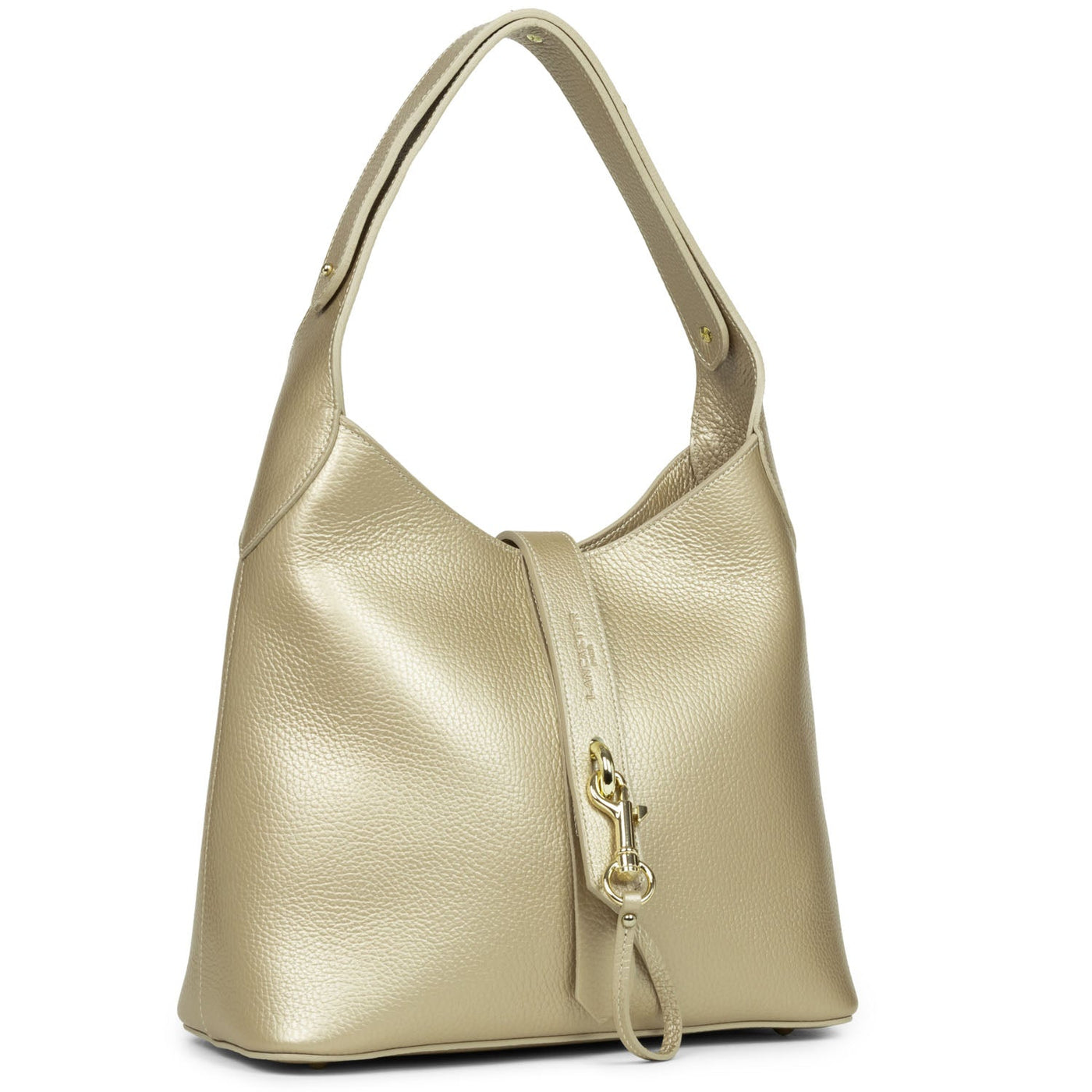 m hobo bag - foulonné double hook #couleur_champagne-in-nude