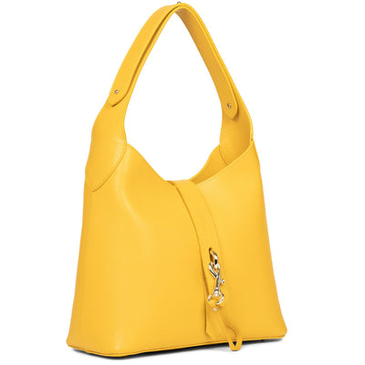 m hobo bag - foulonné double hook #couleur_jaune-in-or